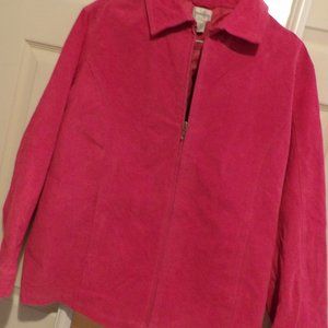 Nice Rose Chico's Suede Jacket - Size 3